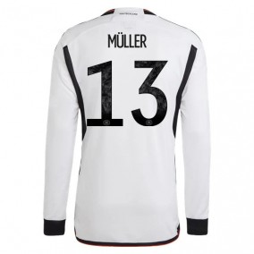 Tyskland Thomas Muller 13 2023/2024 Hemma Fotbollströjor Långärmad
